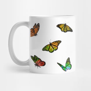 Autumn Butterflies Sticker Pack Mug